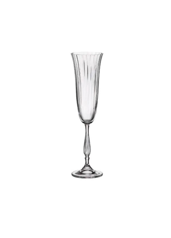 Бокалы для шампанского 190 мл FREGATA OPTIC богемское стекло 6 шт Bohemia (282841813)