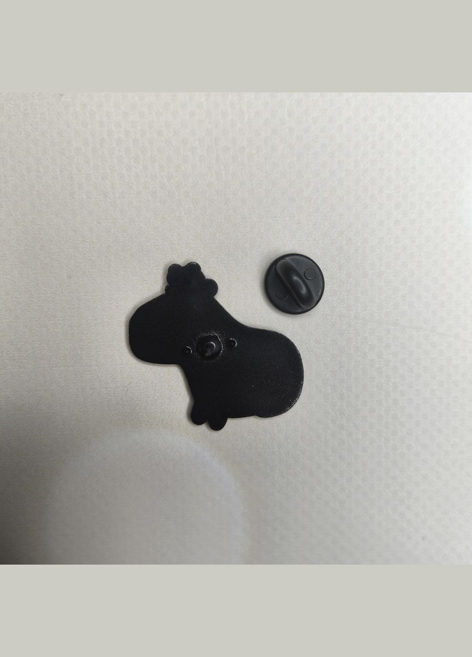 Металлический значок, пин "Капибара с лягушкой" SureGeek (314962485)