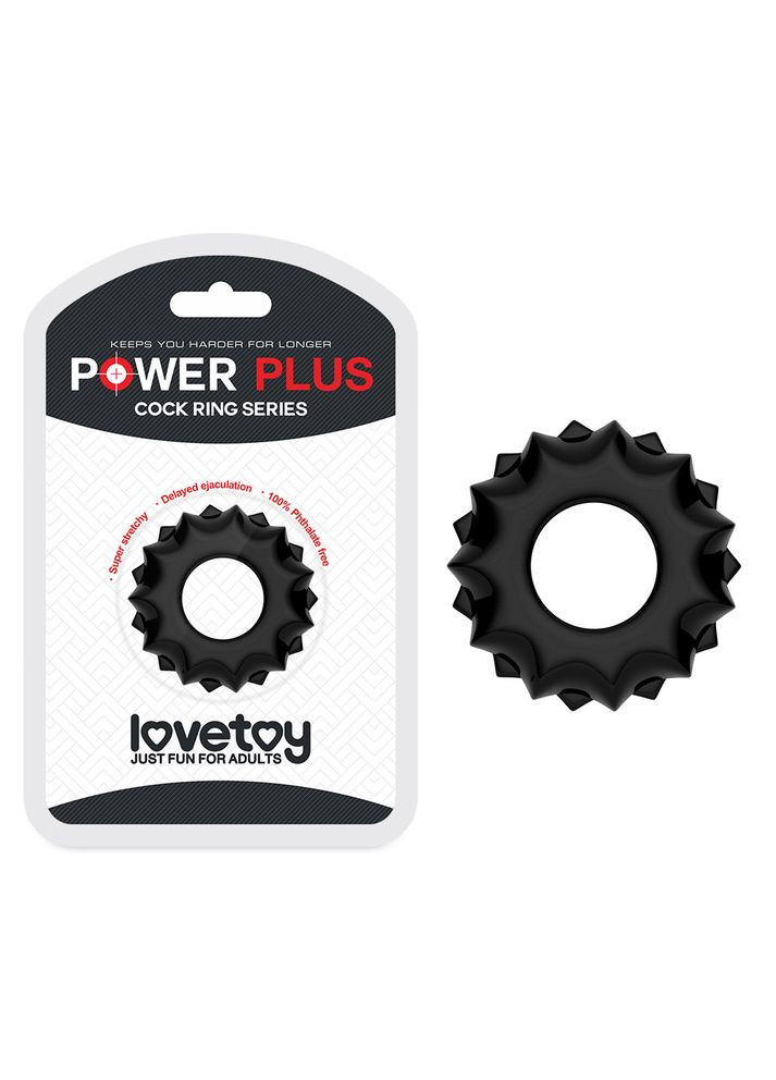 Эрекционное кольцо - Power Plus Cockring 1 Black Lovetoy (340272656)