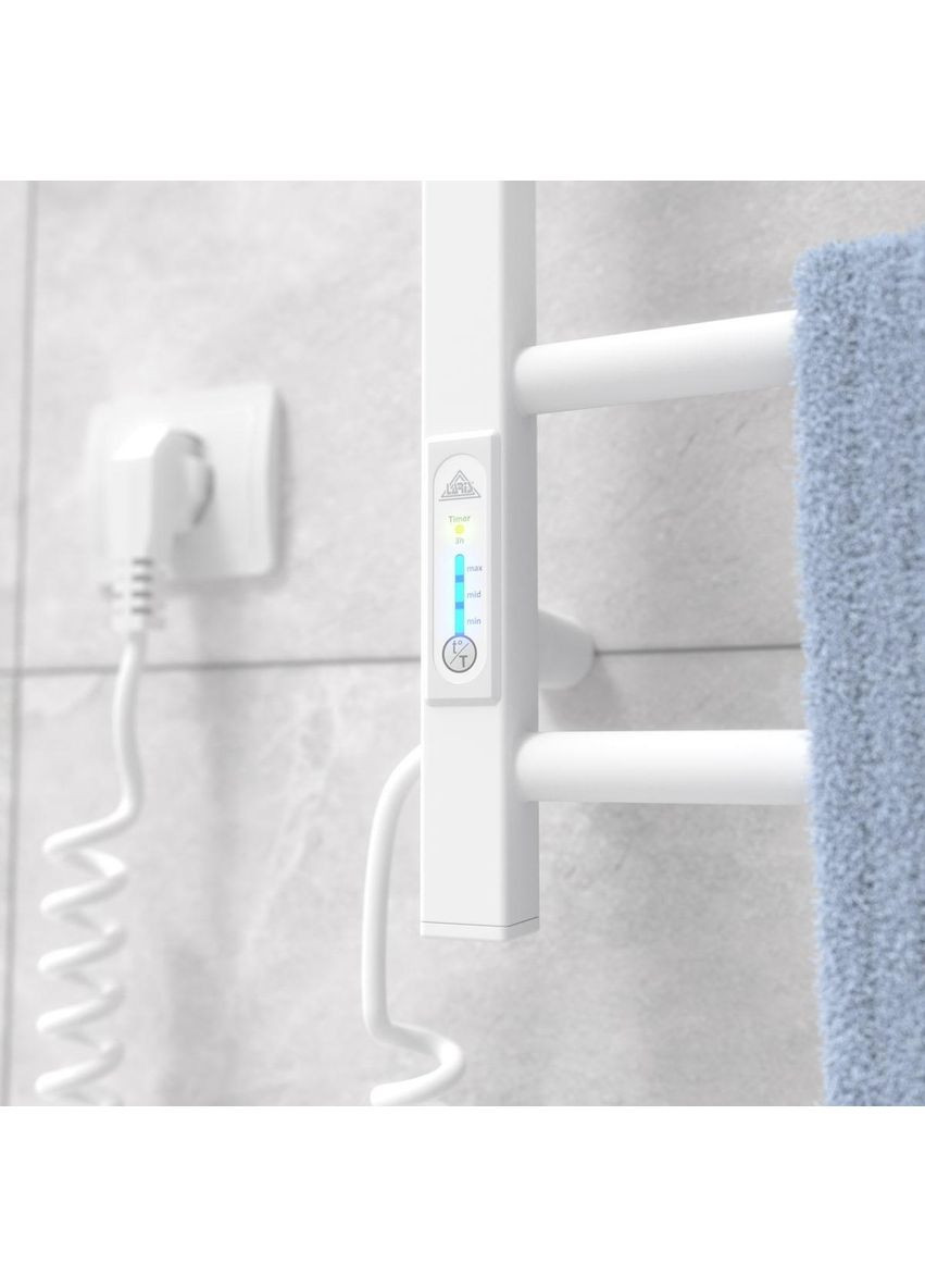 Електрична рушникосушарка Зебра Альфа ЧФ8 400 х 800 Е (підкл. зліва) R3 Laris (336937964)