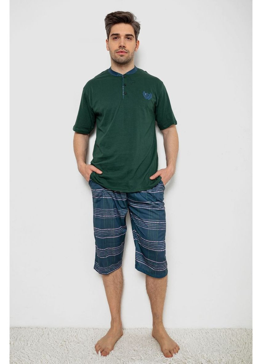 Піжама чоловіча, колір зелений, 243R2007 Sude (369973865)