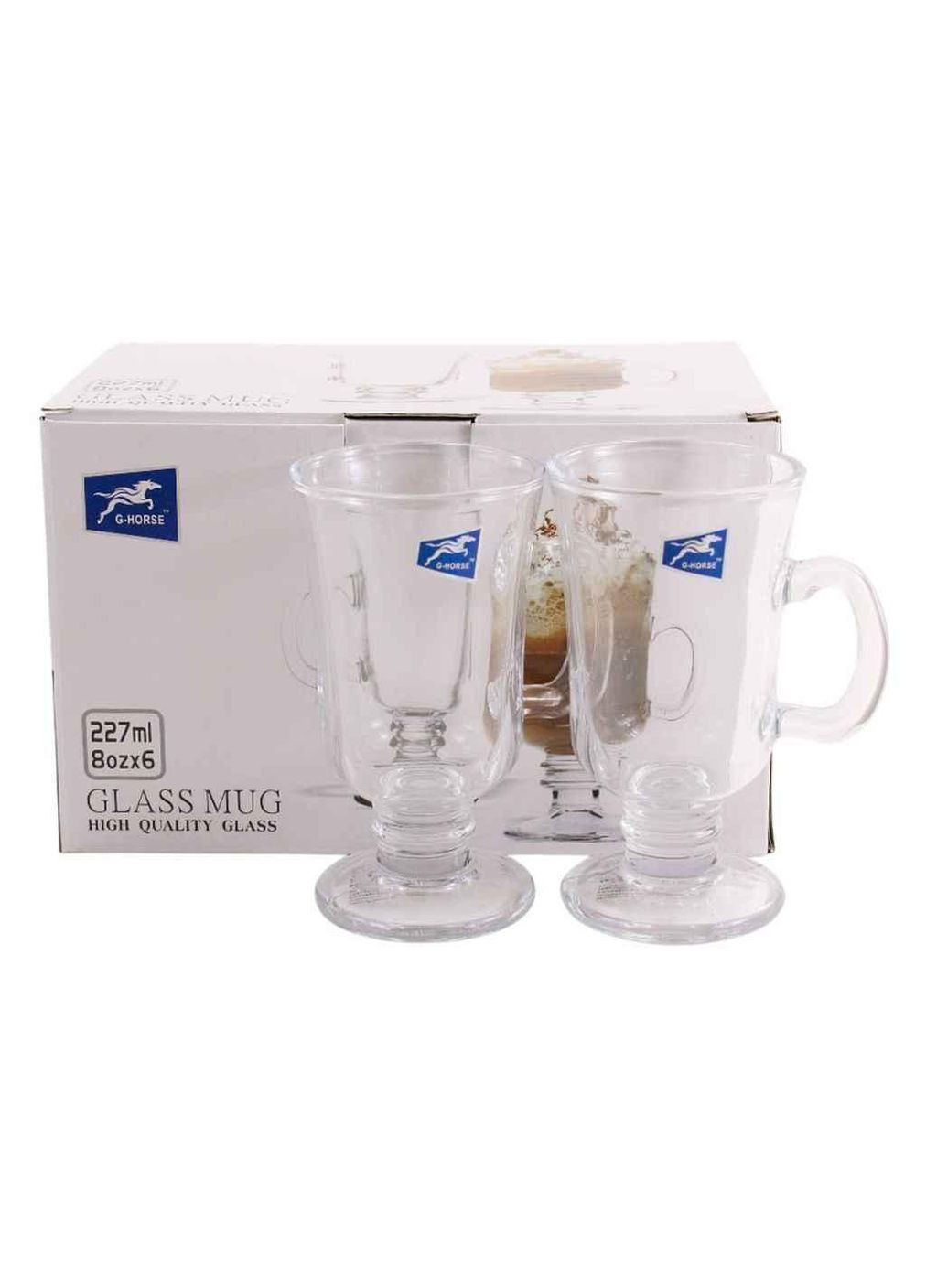 Набір склянок 6шт 227мл Лате BMZ2910-7 ТМ G-Horse (342127290)