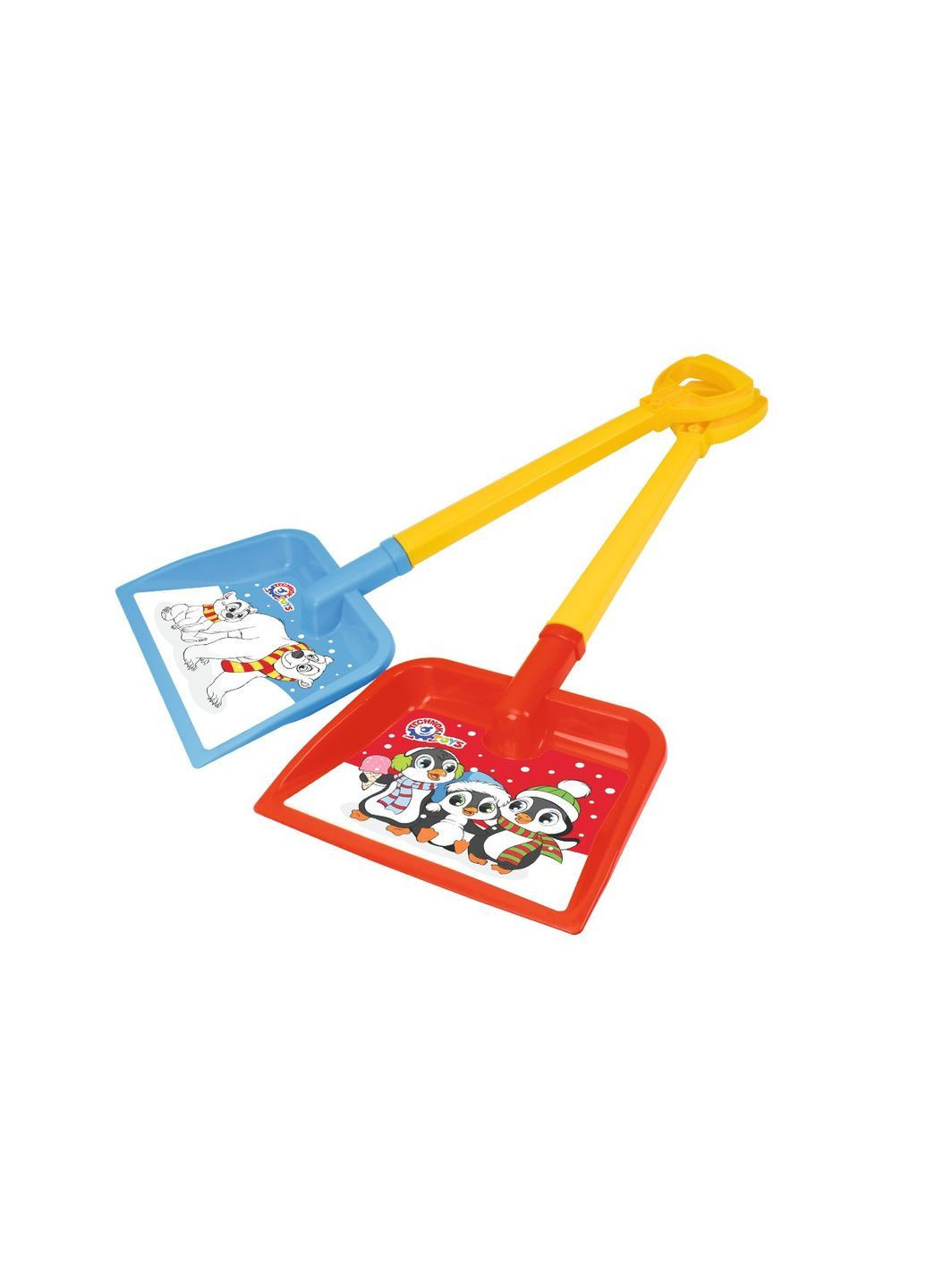 Дитяча іграшкова лопата для снігу з малюнком Блакитна (4270068274) ТехноК (370769785)