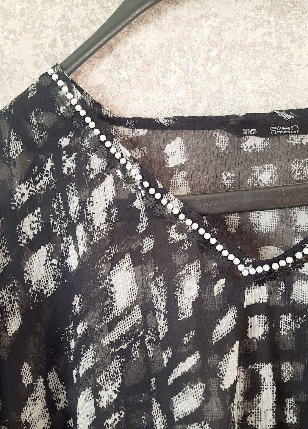 Комбінована сукня-туніка No Brand однотонна