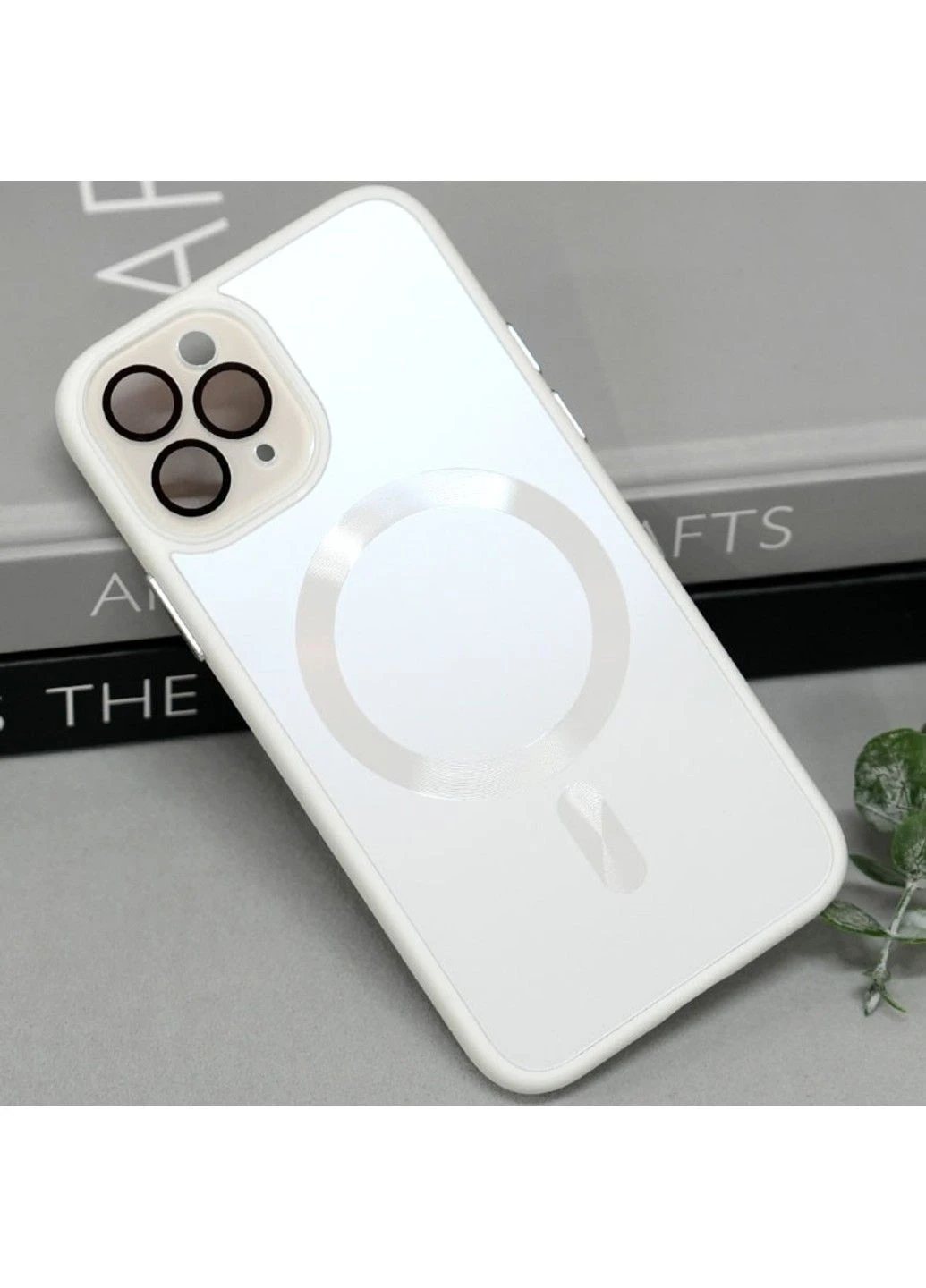 Чехол TPU+Glass Sapphire Midnight with MagSafe для Apple iPhone 12 Pro (6.1") Epik (389071759)