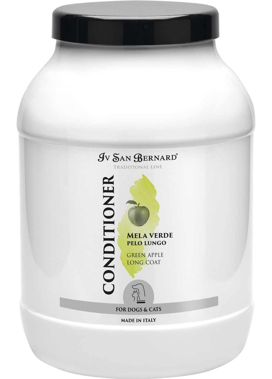 Кондиционер для собак и кошек Green Apple для длинной шерсти антиколтун с яблоком 3 л (8022767038678) Iv San Bernard (307576480)