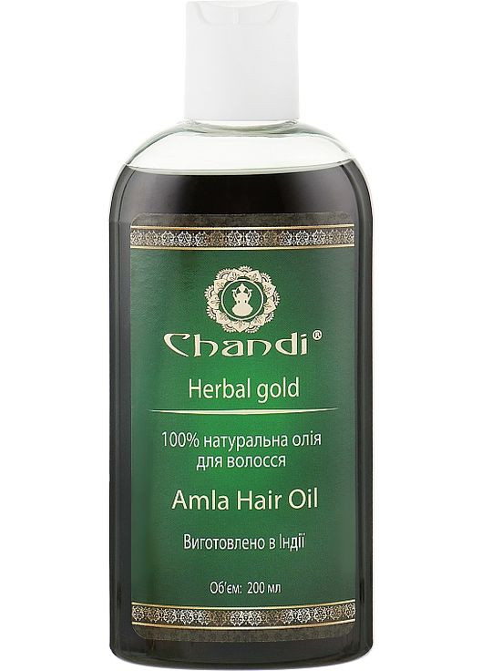 Натуральное масло для волос "Амла" Amla Hair Oil 100ml (102104-31017972) Chandi (368650730)
