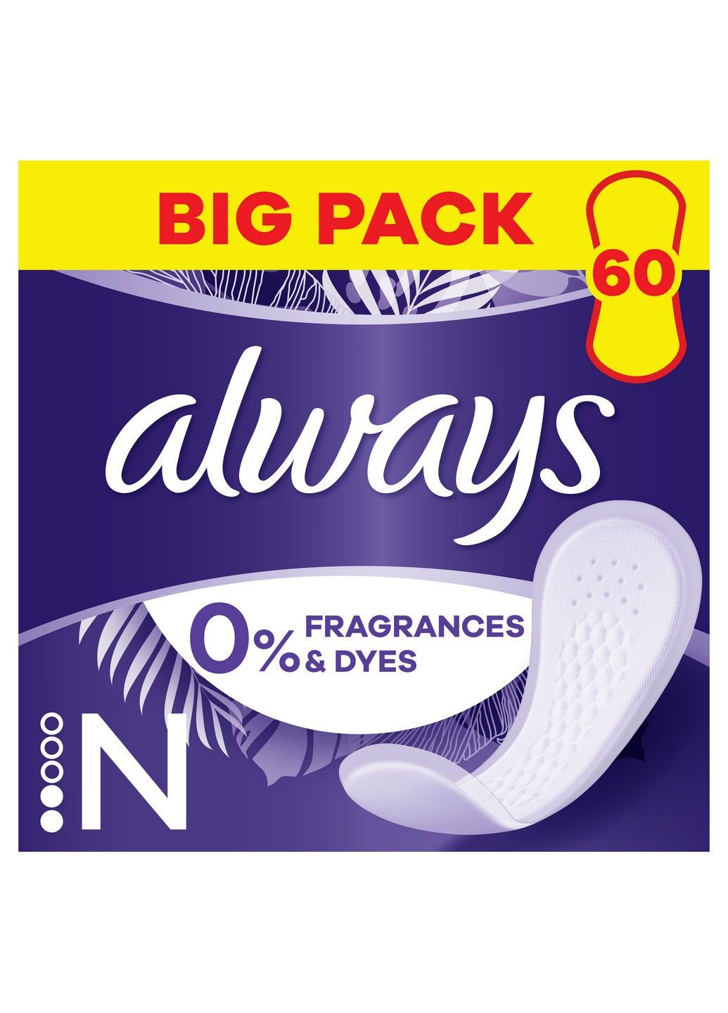 Ежедневные прокладки Daily Fresh Normal Без запаха 60 шт Always (304430852)