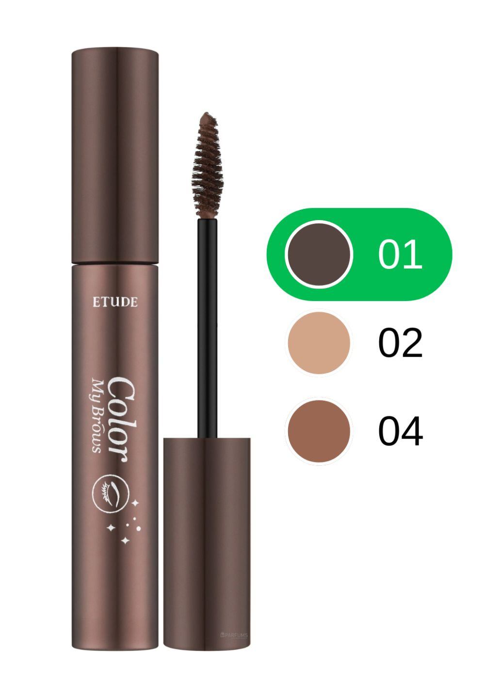 Гель для бровей Etude My Color Brows Rich Brown (01 – Коричневый темный), 5 мл Etude House (305200343)