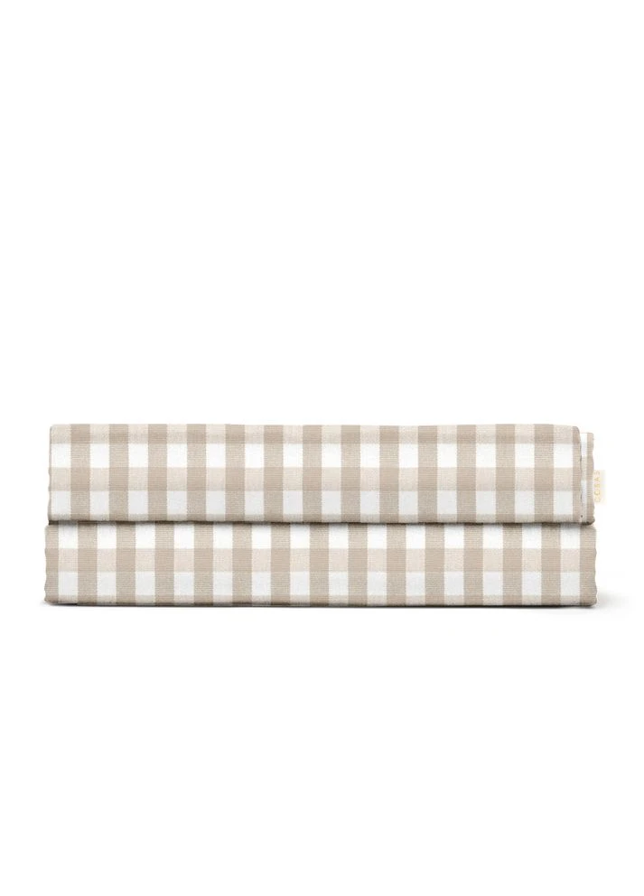 Простыня 240х260 BEIGE CHECK (4822052403204) Cosas (391376369)