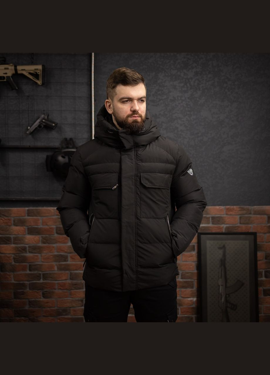 Черная куртка утепленная мужская motti dsnfor м 9807 No Brand