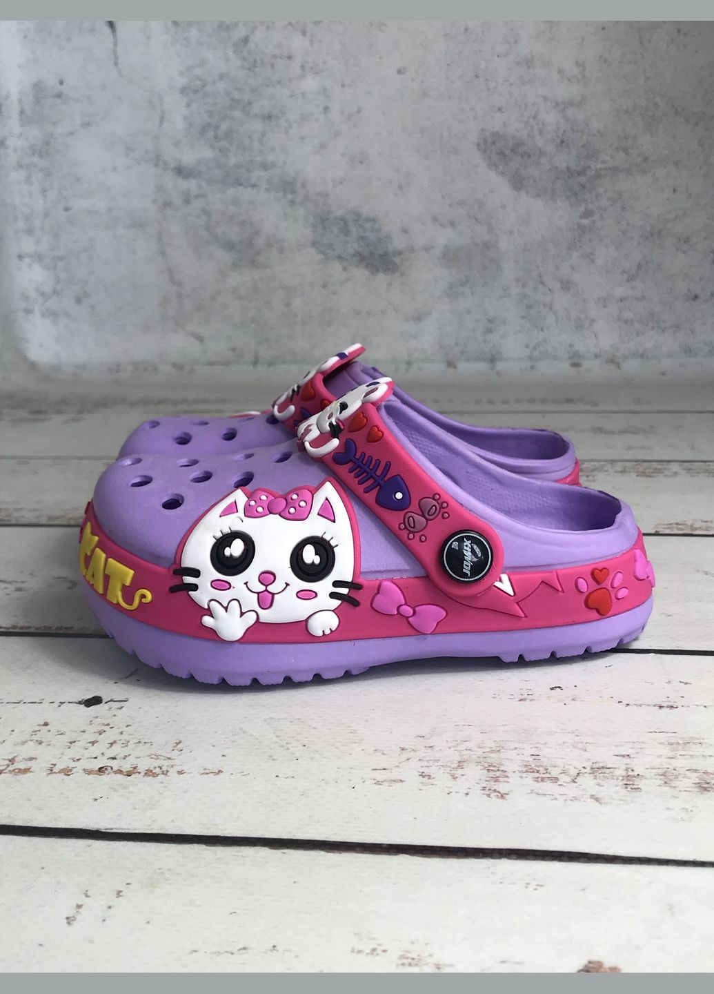 Крокси сабо дитячі для дівчинки Фіолетовий (125) Jomix (340113352)