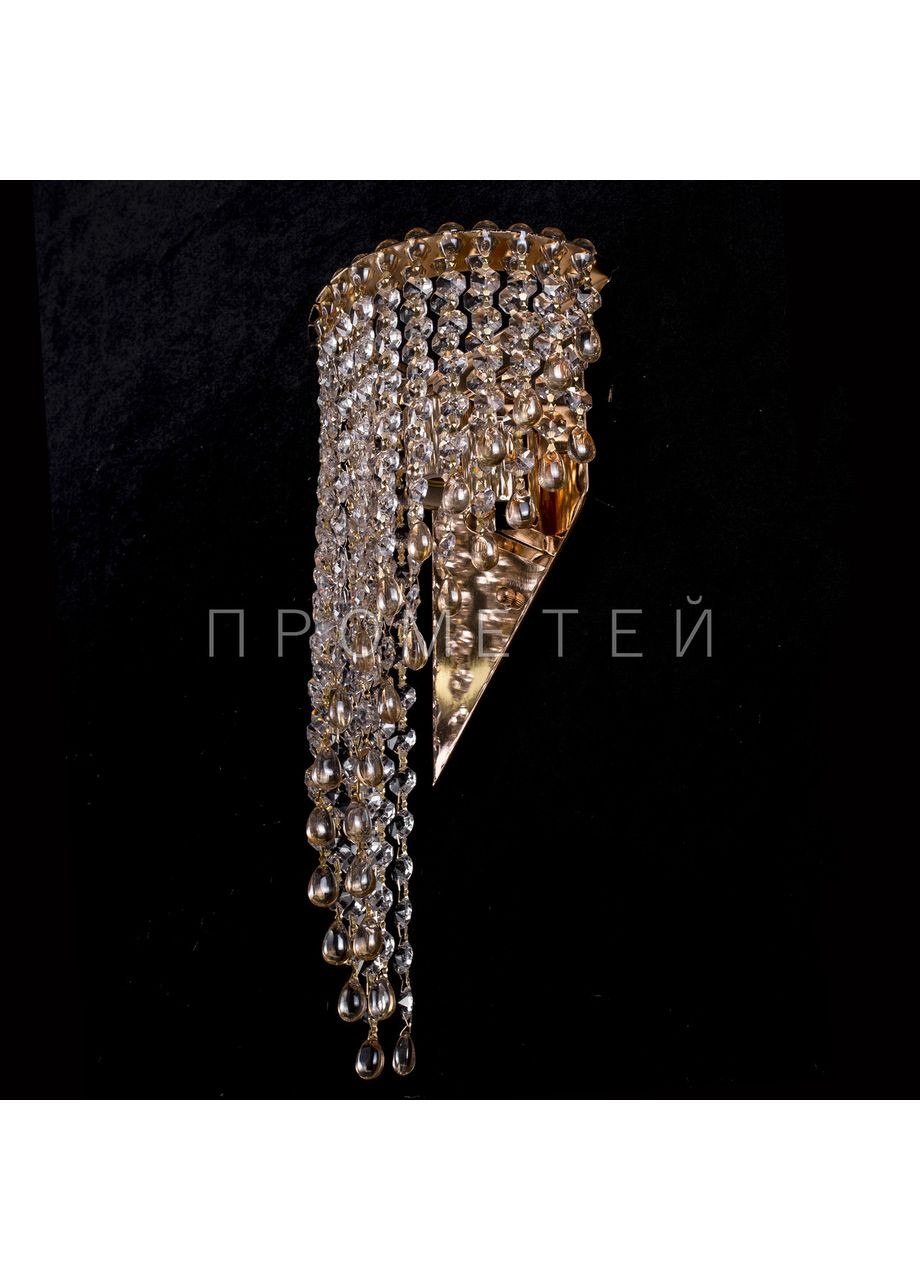 Кришталева бра на 2 лампочки (золото) B0133/2W/FG No Brand (354229640)