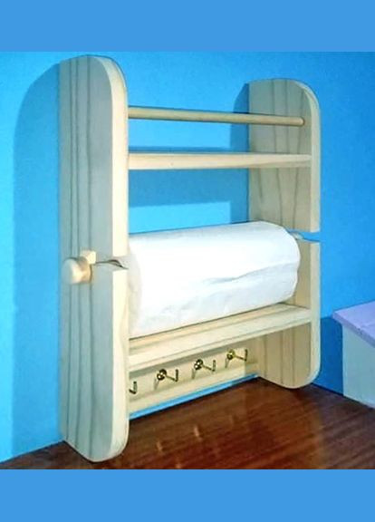 Держатель для бумажных полотенец из дерева Сонери бланже (ДКП-013601) No Brand (327847310)