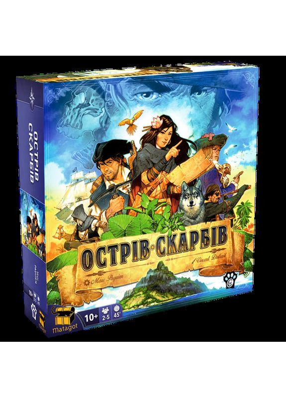 Настольная игра Остров Сокровищ (Treasure Island) (укр) ( ) WoodCat 10343 (370762676)