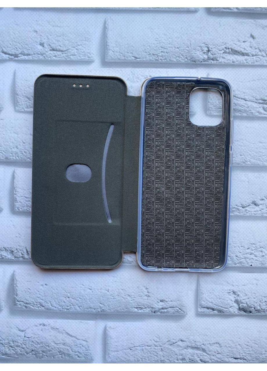 Чохол-книжка з малюнком для Samsung Galaxy A03/A035 Золотий:: Серце анатомічне (принт 250) G-Case (359496033)