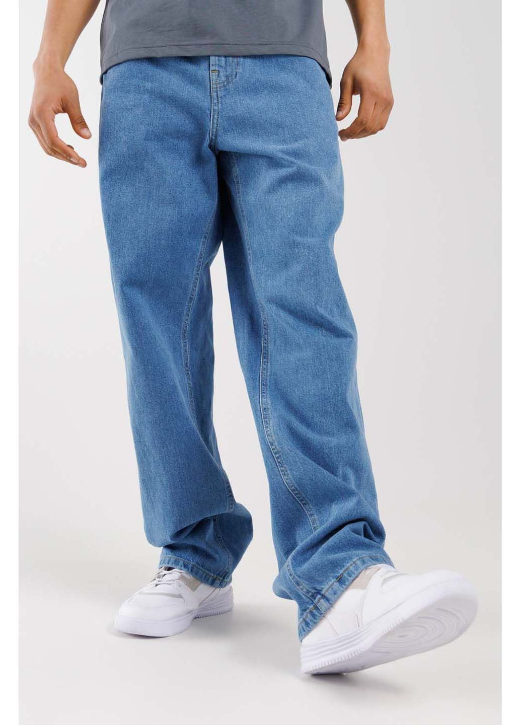 Голубые демисезонные джинсы LAWA