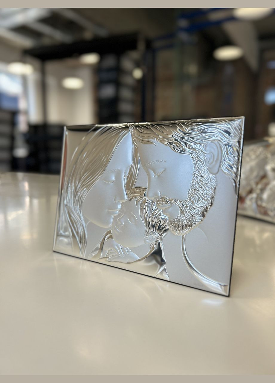 Серебряная икона Святая Семья (14 x 10 см) AE0283/2S Atelier (337363565)