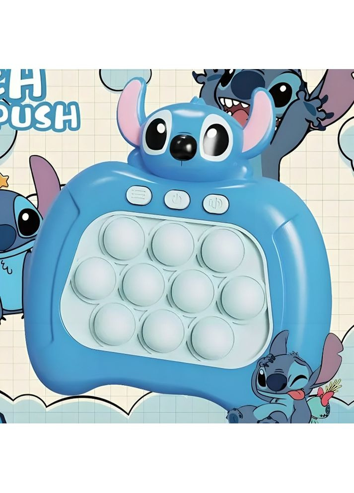 Консоль антистресс на батарейках, Стич, /Игрушка-антистресс/Лунный антистресс/ Электронный Поп Ит Pop It (370625666)