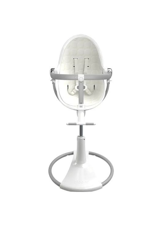 Стільчик для годування FRESCO White/Coconut white Cotton Bloom E10535-W\U10543-CW (353308373)