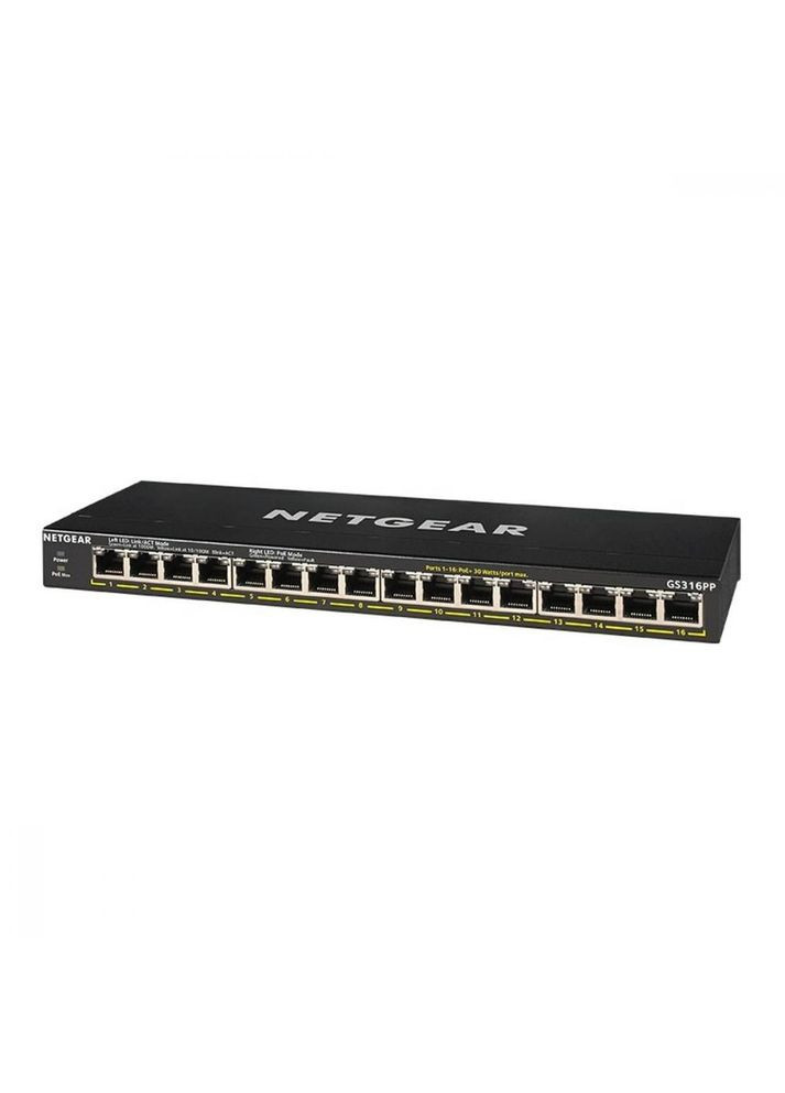 Коммутатор неуправляемый GS316PP (GS316PP100EUS) Netgear (315504031)