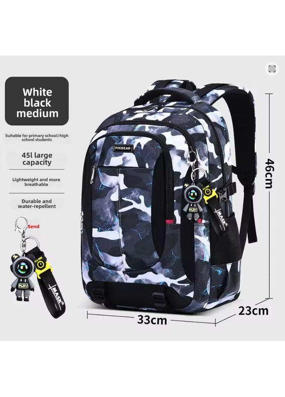 Рюкзак міський чоловічий для подорожей та туризму, місткий рюкзак. Сірий No Brand (358932557)