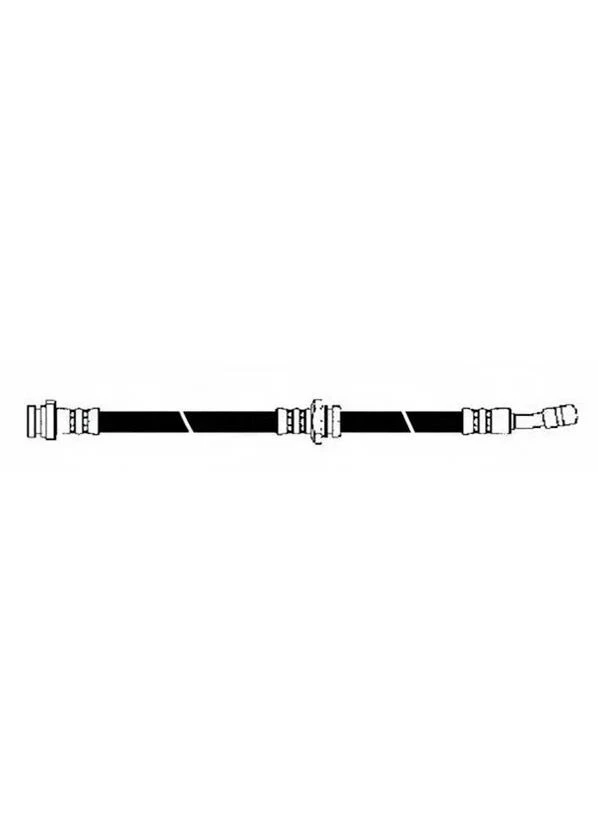 Шланг гальмівний СПЕРЕДУ ПРАВОРУЧ NISSAN QASHQAI / QASHQAI +2 I (J10, JJ10) 12/06-12/13 6T48504-ua LPR (366161963)
