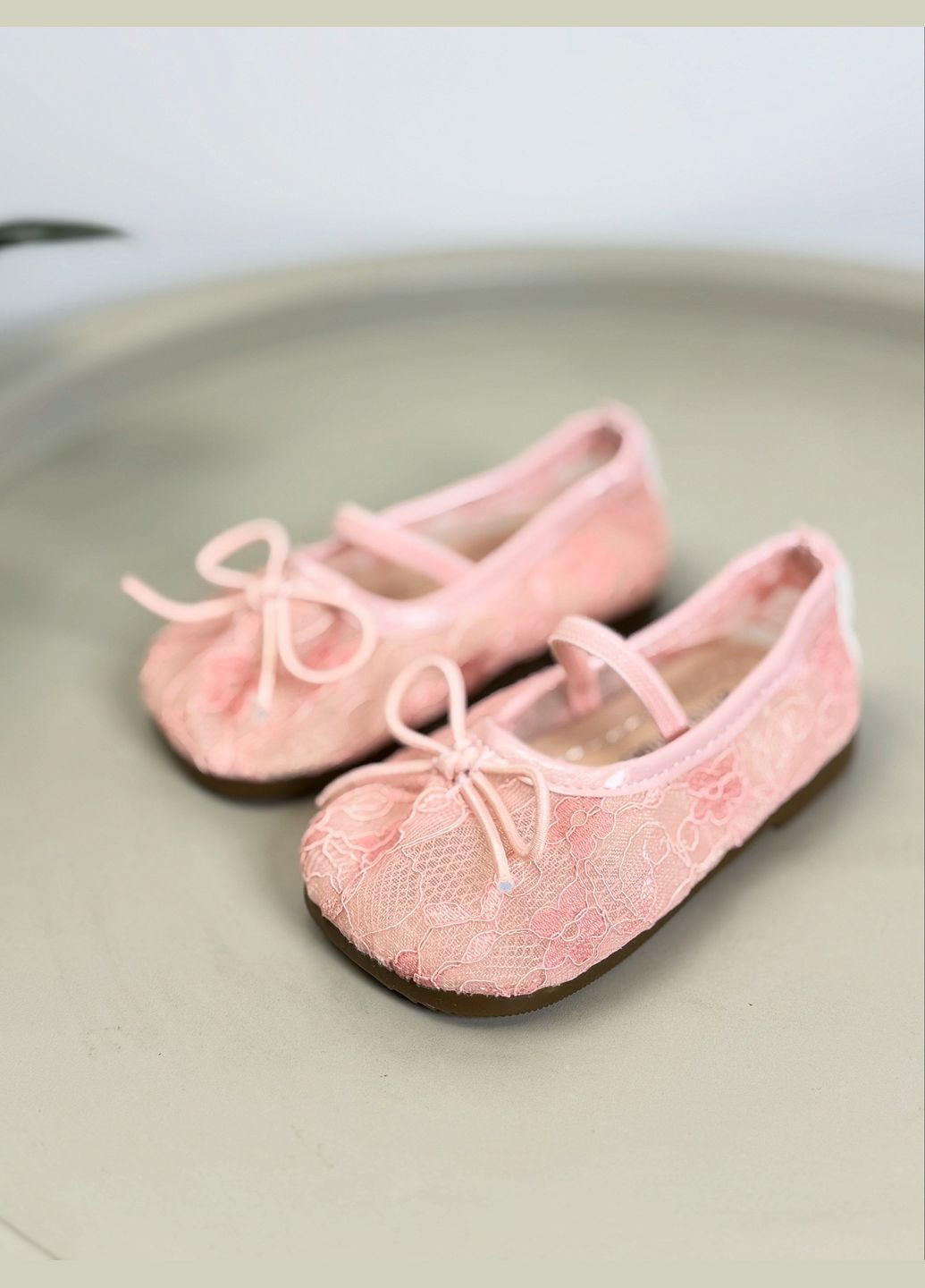 Розовые туфли детские розовые 1549 No Brand