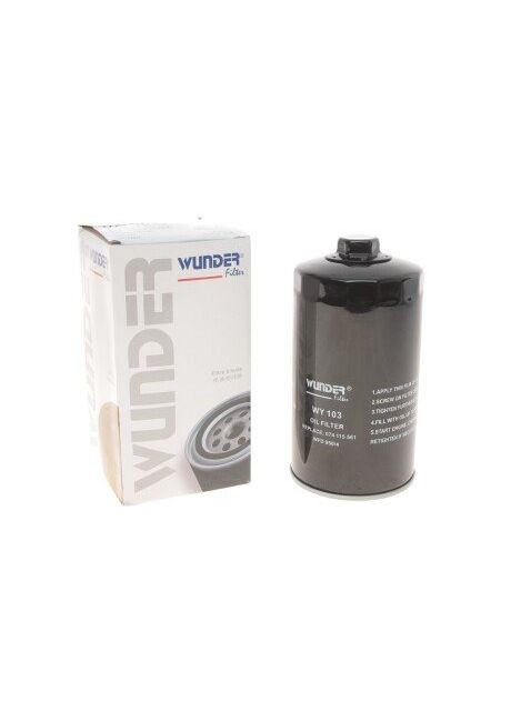 Фільтр масляний VW T4 2.4D/2.5DTI WY 103 UA63 Wunder Filter (347159087)
