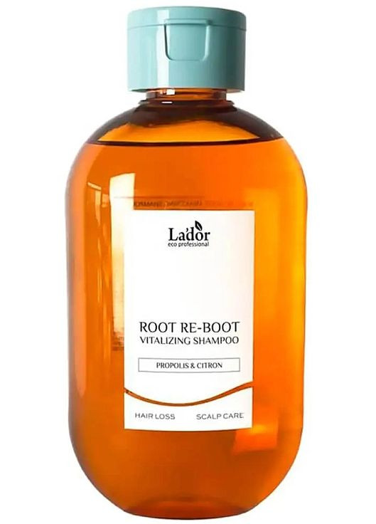 Шампунь для волосся з прополісом і цитроном Root Re-Boot Vitalizing Shampoo 300ml (1209286-190869) La'dor (368631944)