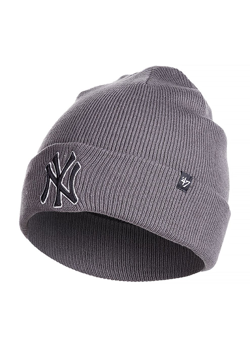 Шапка MLB NY YANKEES RAISED Серый 47 Brand (282317160)