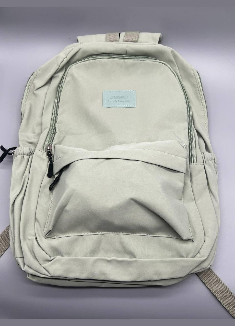 Рюкзак JINISIAO мужской женский детский школьный портфель мятный зеленый No Brand (306709426)
