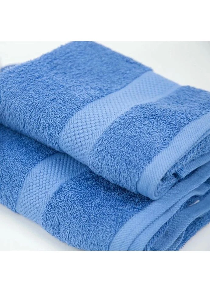 Рушник для обличчя Honey Blue Р-04136-27845 50х90 см синій ТЕП комбінований