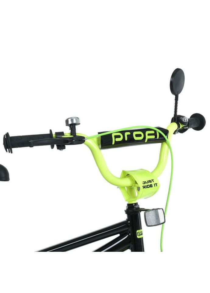 Велосипед детский MB 20015-1 колеса 20 дюймов, черно-зеленый No Brand (339778625)