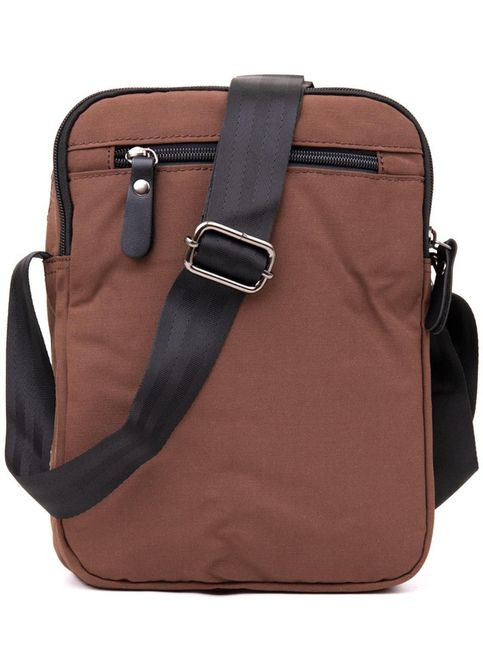 Спортивная сумка планшет через плечо мужская текстильная средняя Коричневый 37709 Vintage (361660295)