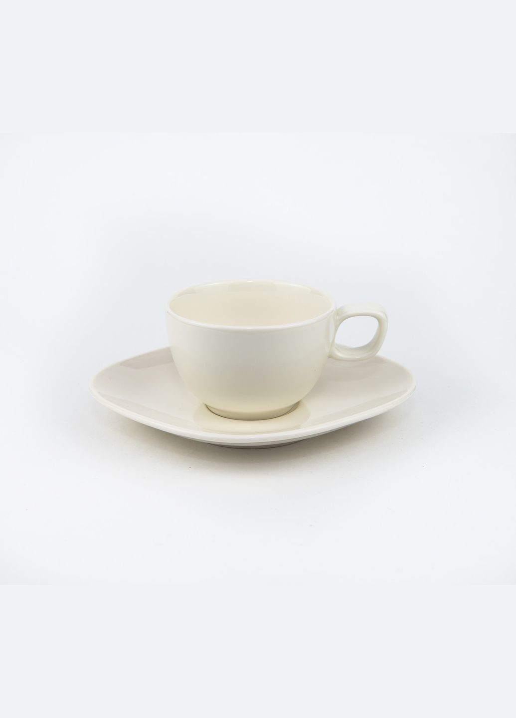Набор кофейный чашка 210мл с блюдцем 15см Perspective Alumilite 226122 Porland (277949077)