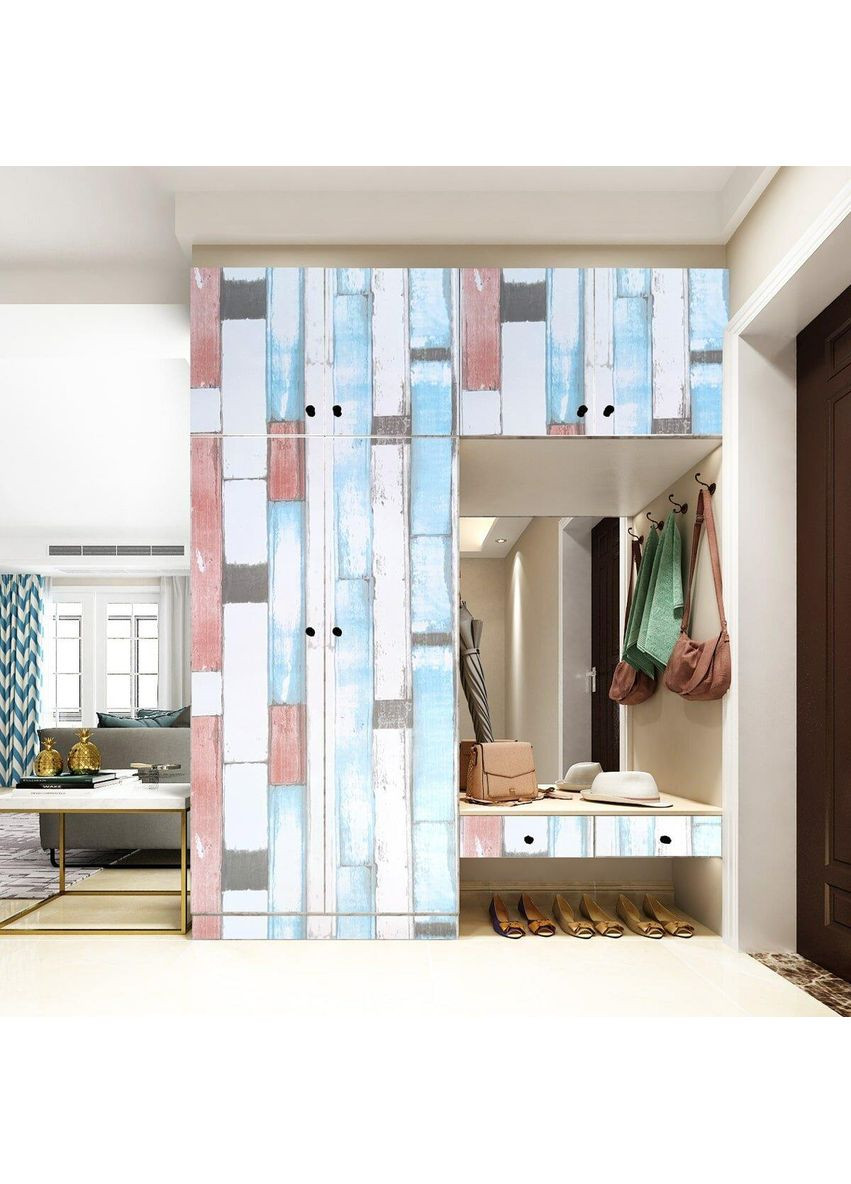 Самоклеюча плівка блакитне дерево 0,45х10м (3DPanda-1264) Sticker Wall (323154649)