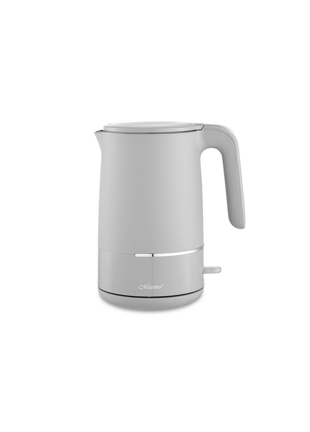 Електрочайник нержавіючий 1.7л сірий (MR-037-GREY) Maestro (372691282)