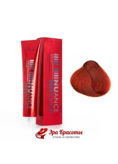Крем-краска с керамидами, витаминами Е и С Nuance Hair 8,4 Светло-медный, 100 мл Punti di Vista (396332704)
