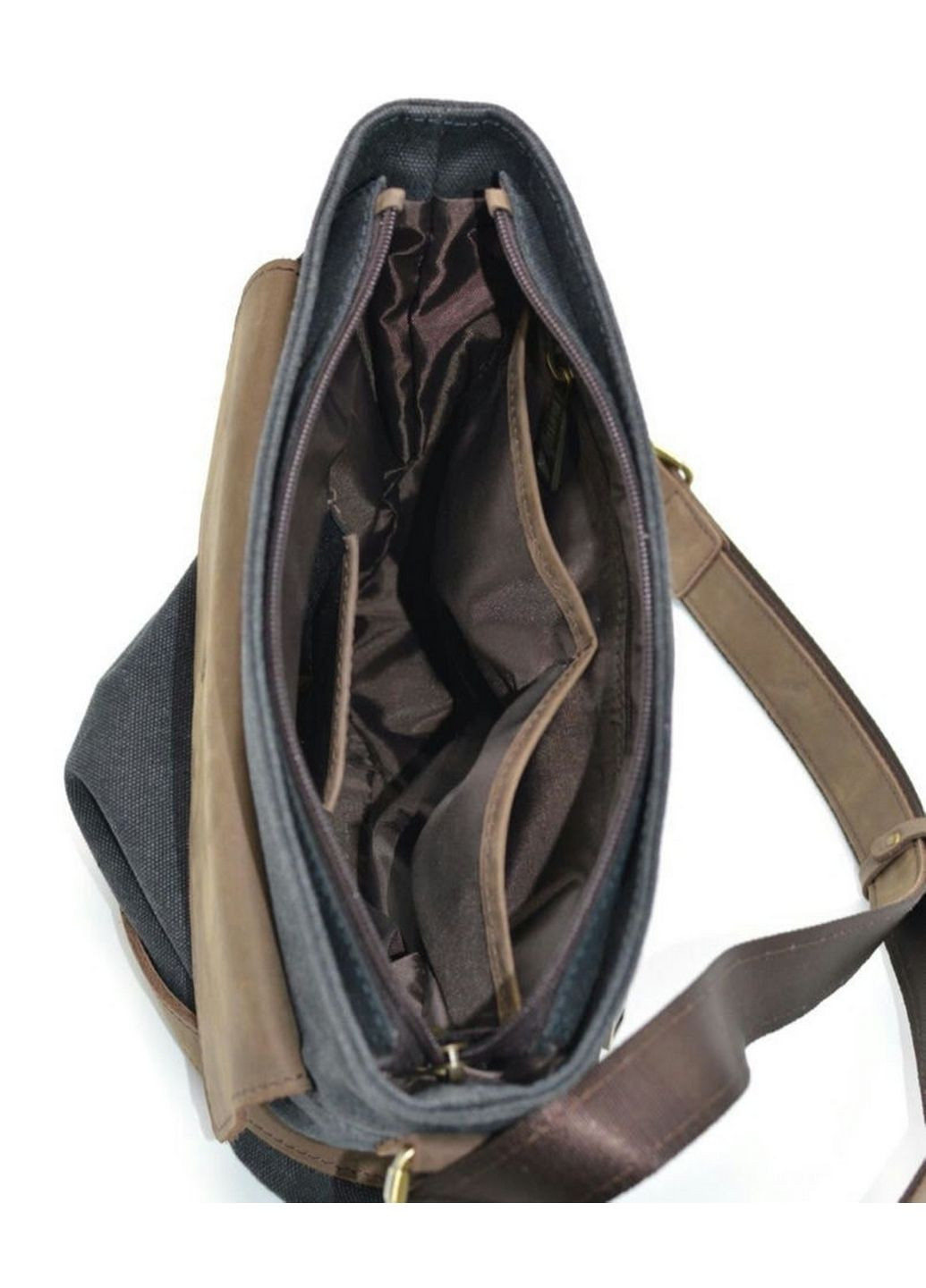 Чоловіча шкіряна сумка через плече 29х27х8.5 см TARWA (315870989)