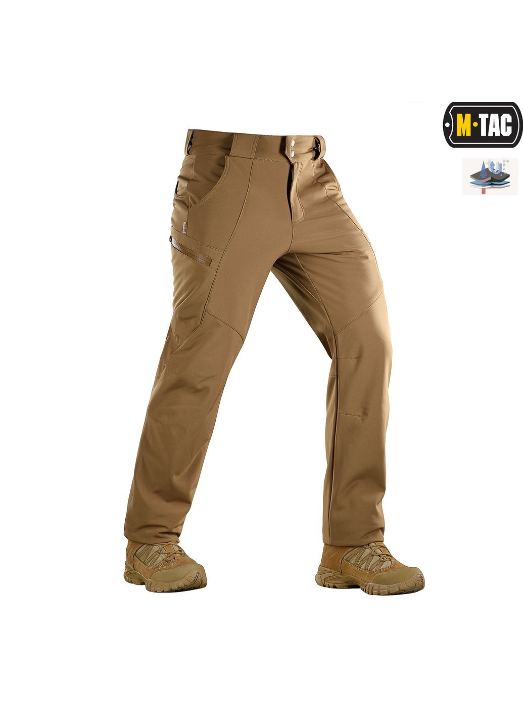 Штани Soft Shell Winter Coyote (2XL) M-TAC (303410653)