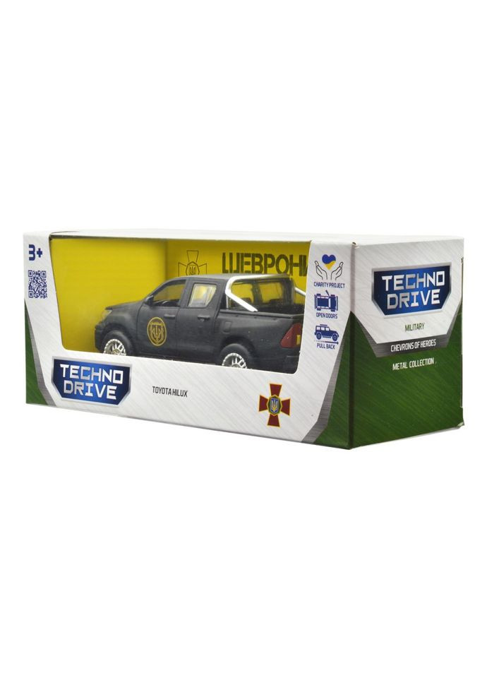 Автомодель серії "Шеврони Героїв" Toyota Hilux "Спартан" KM6118 TechnoDrive (302067354)