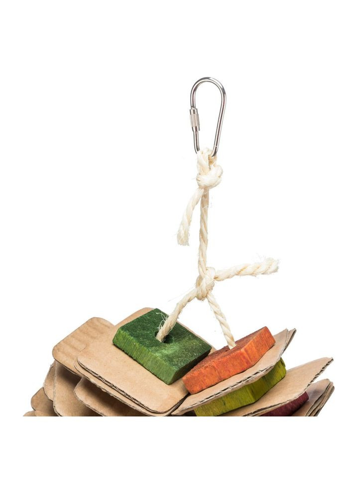 Игрушка для птиц канат дерево картон 18*35см Trixie (367582391)