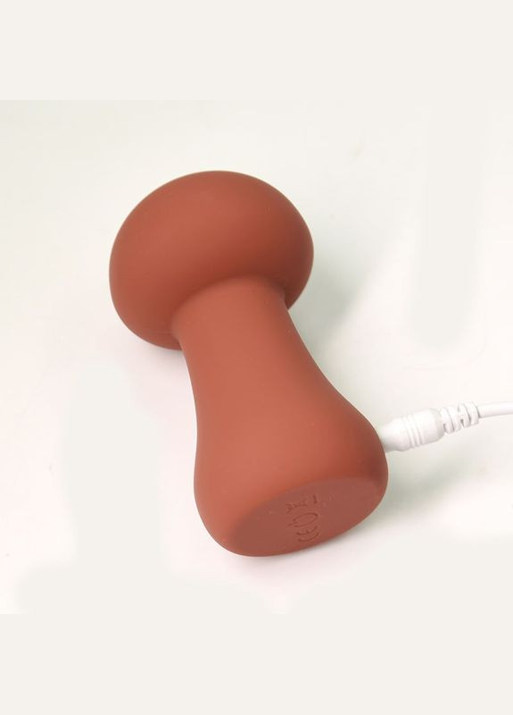 Вібратор для клітора у формі грибочка Velvet Lure Коричневий Sweet Em (298052151)