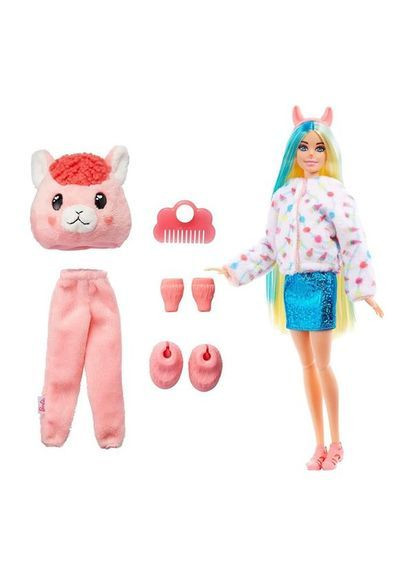 Кукла Cutie Reveal Забавная лама, 29 см () Barbie HJL60 (370498902)