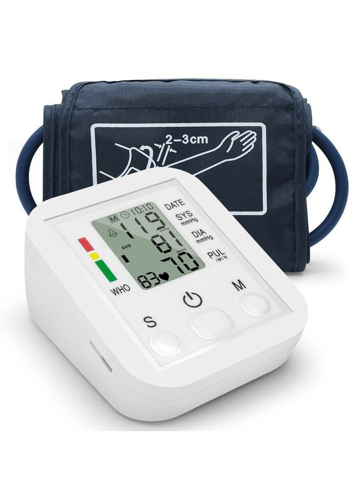 Автоматичний тонометр, від батарейок і USB, Style BW-3205/ Цифровий плечовий тонометр із озвучуванням ARM (366979431)