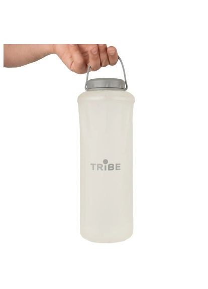 Пляшка для води Soft Bottle 1,5 л TPU м'яка crystal-white (T-FE-0024-crystal-white) Tribe Soft Bottle 1, 5 л TPU м'яка crystal-white (369882865)