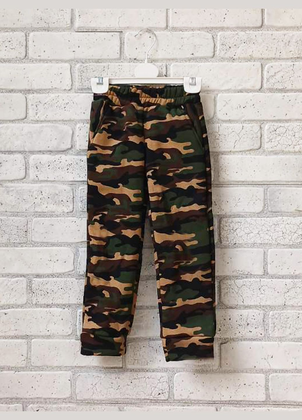 Комбинированные демисезонные брюки No Brand