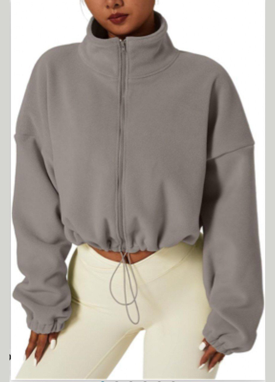 Женская сопка на молнии снизу на кулиске серая You Best (302653652)