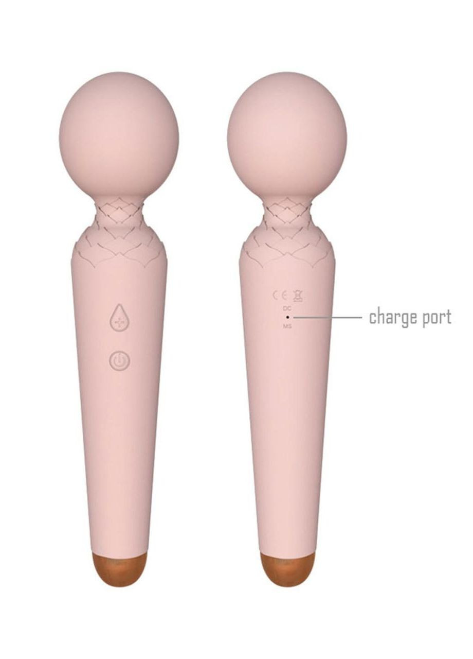 Вибромассажер микрофон Power Wand, фиолетовый Boss Series (347296467)